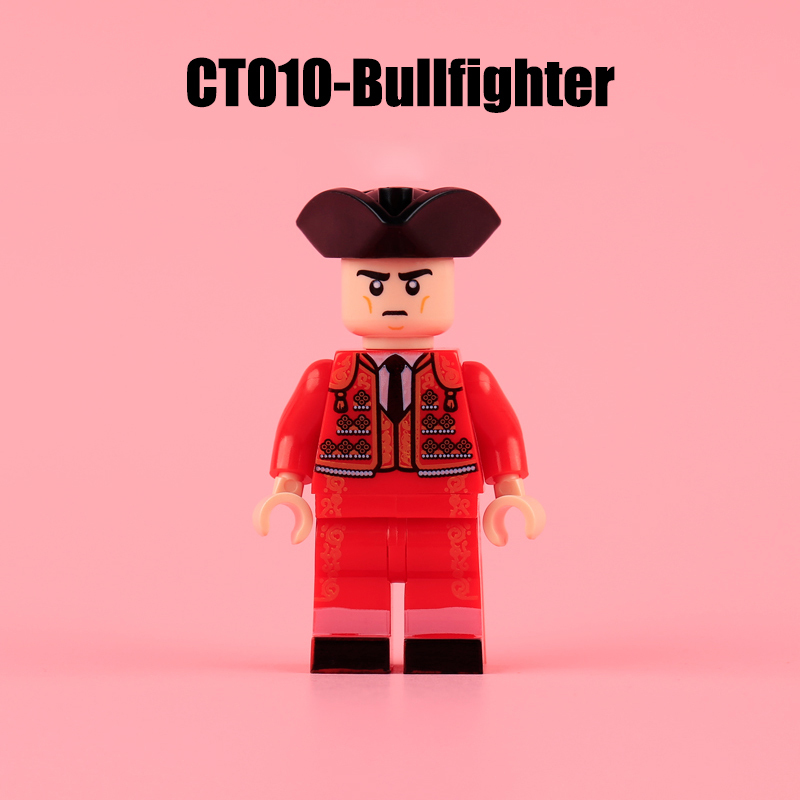 CT010-012 Superhero DC Hugo Strange Action Figures Bullfighter Doll Building Blocks Movie Minifigs Dentist Children Gifts Toys