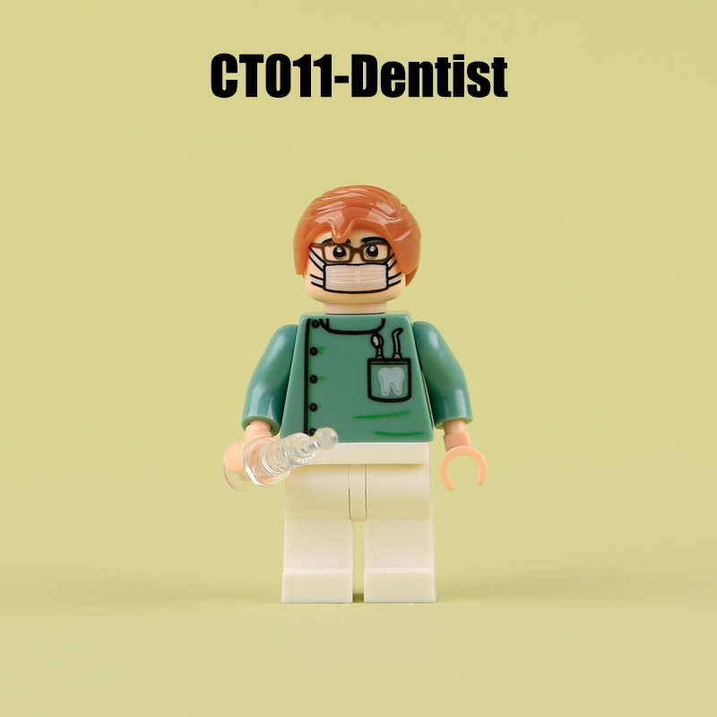 CT010-012 Superhero DC Hugo Strange Action Figures Bullfighter Doll Building Blocks Movie Minifigs Dentist Children Gifts Toys