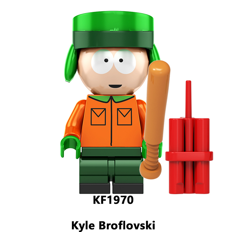 KF6192 Cartoon Butters Stotch Eric.cartman Minifigs Building Blocks Stan Marsh Action Figures Children Gifts Birthday Toys