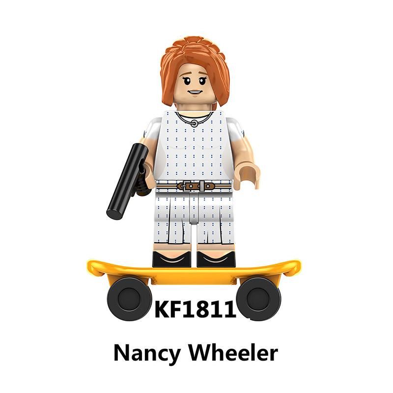 KF6172 Cartoon Stranger Things Eleven Eddie Munon Minifigs Building Blocks Max Mayfield Action Figures Children Gifts Birthday Toys