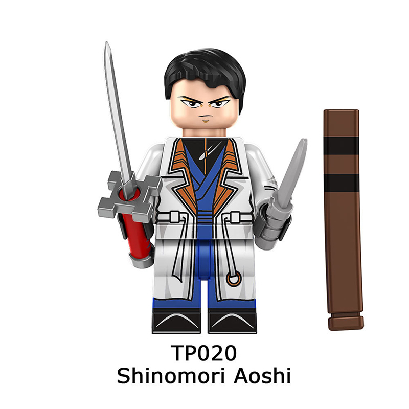 TP1003 Japanese Anime Rurouni Kenshin Kid Action:Meiji Swordsman Romantic Story Building Blocks Minifigs Children Gifts Toys TP191 TP194