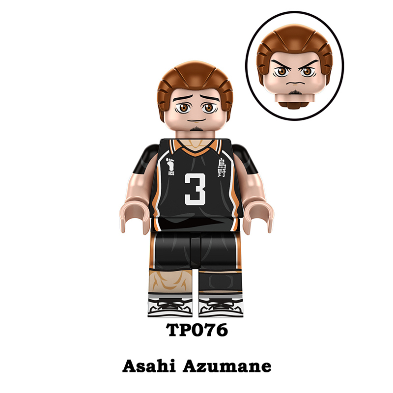 TP1010 Japanese Anime Daichi Saeamura Asahi Azumane Building Blocks Erwin  Tobio Kageyama  Hinata Shoyo Minifigs Children Gifts Toys