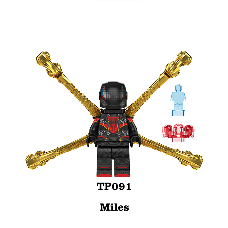 TP1012 Marvel Movie DC Superheroes Spiderman Minifigs Builiding Blocks Black GreenGoblin Model Collection Children Gifts Toys