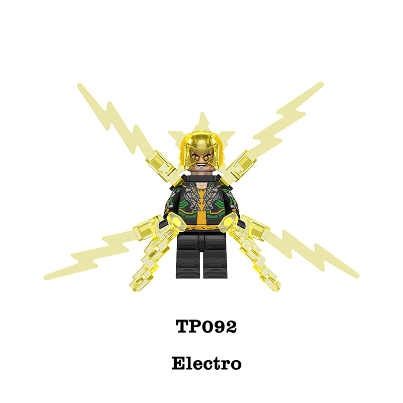 TP1012 Marvel Movie DC Superheroes Spiderman Minifigs Builiding Blocks Black GreenGoblin Model Collection Children Gifts Toys