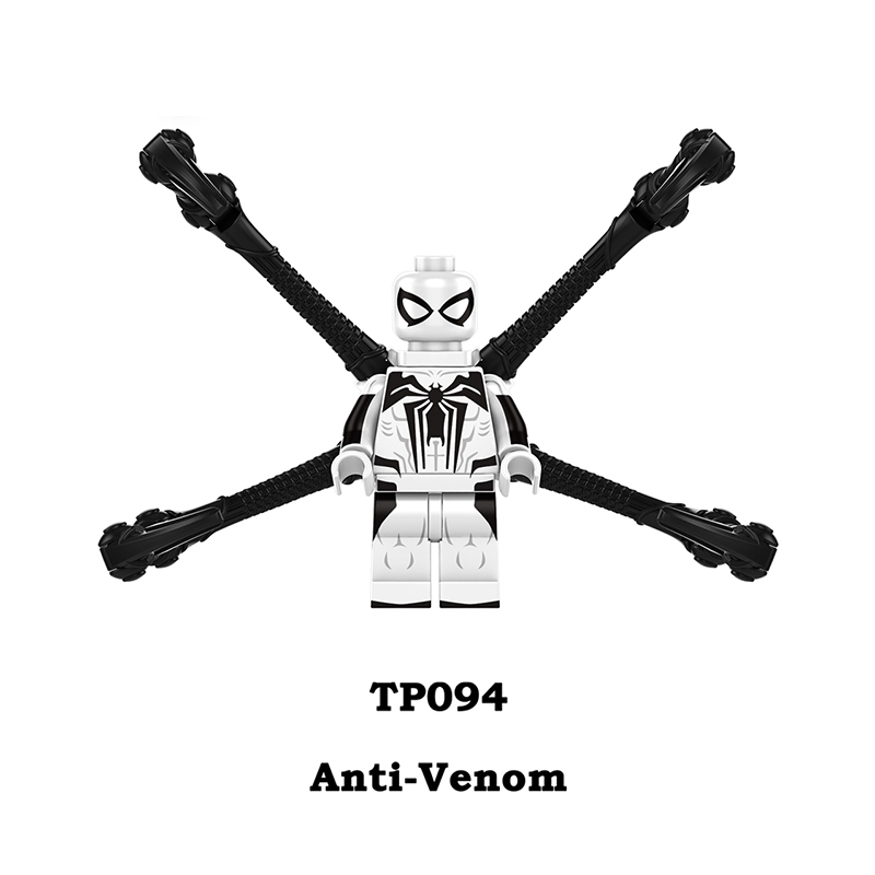TP1012 Marvel Movie DC Superheroes Spiderman Minifigs Builiding Blocks Black GreenGoblin Model Collection Children Gifts Toys