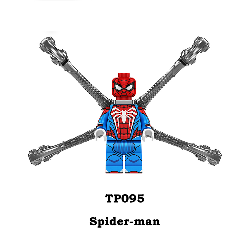 TP1012 Marvel Movie DC Superheroes Spiderman Minifigs Builiding Blocks Black GreenGoblin Model Collection Children Gifts Toys
