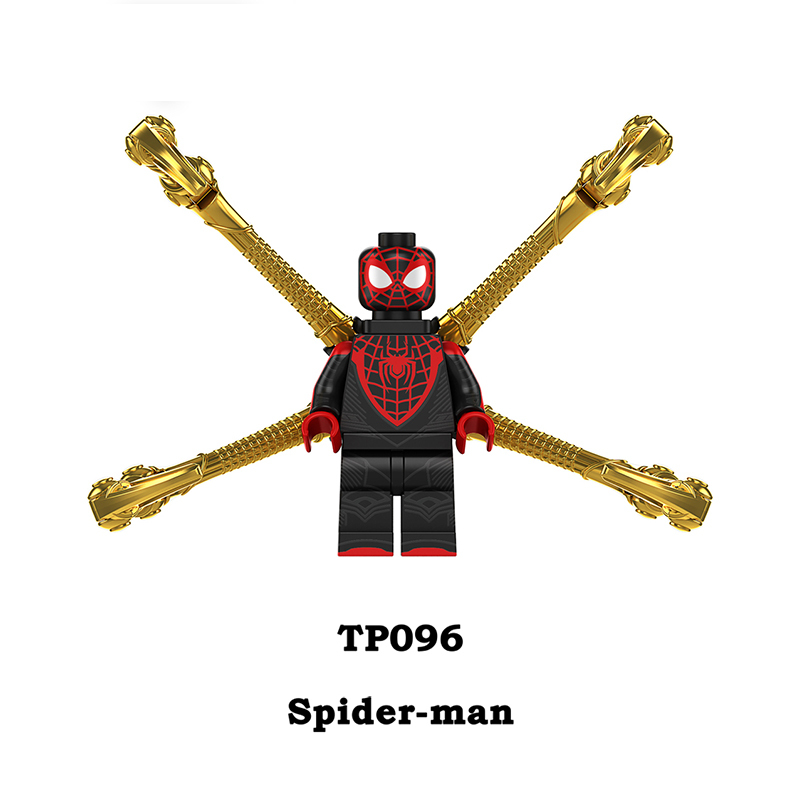 TP1012 Marvel Movie DC Superheroes Spiderman Minifigs Builiding Blocks Black GreenGoblin Model Collection Children Gifts Toys