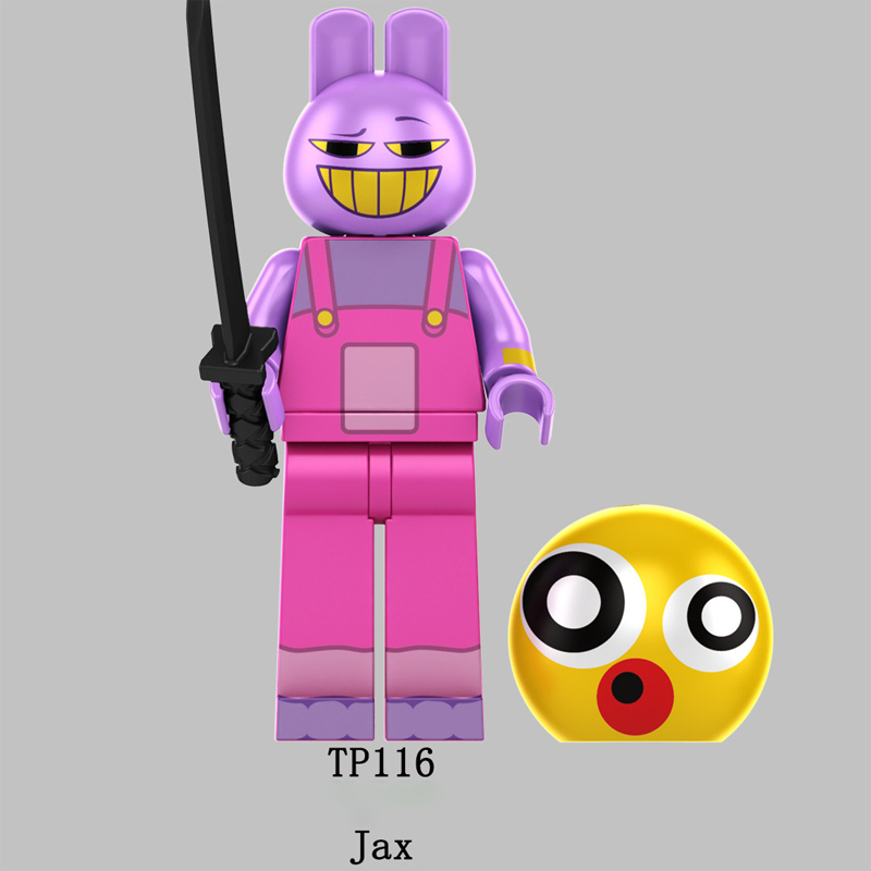 KDL827 Japanese Anime The Amazing Digital Circus Ango Minifigs Building Blocks Jax Gangle Action Figures Children Toys Gifts