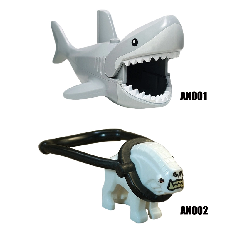 Lego Shark Army Moc AN001 AN002 MOC City Sea Ghost Zombie Shark