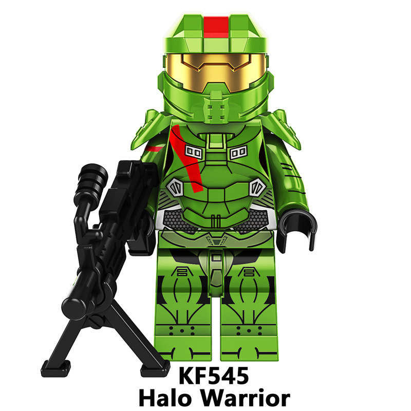 KF6043 Star Wars Halo Warrios Cartoon Minifigs Building Blocks Weapon Science Fiction Action Figures Children Gifts Birthday Toys