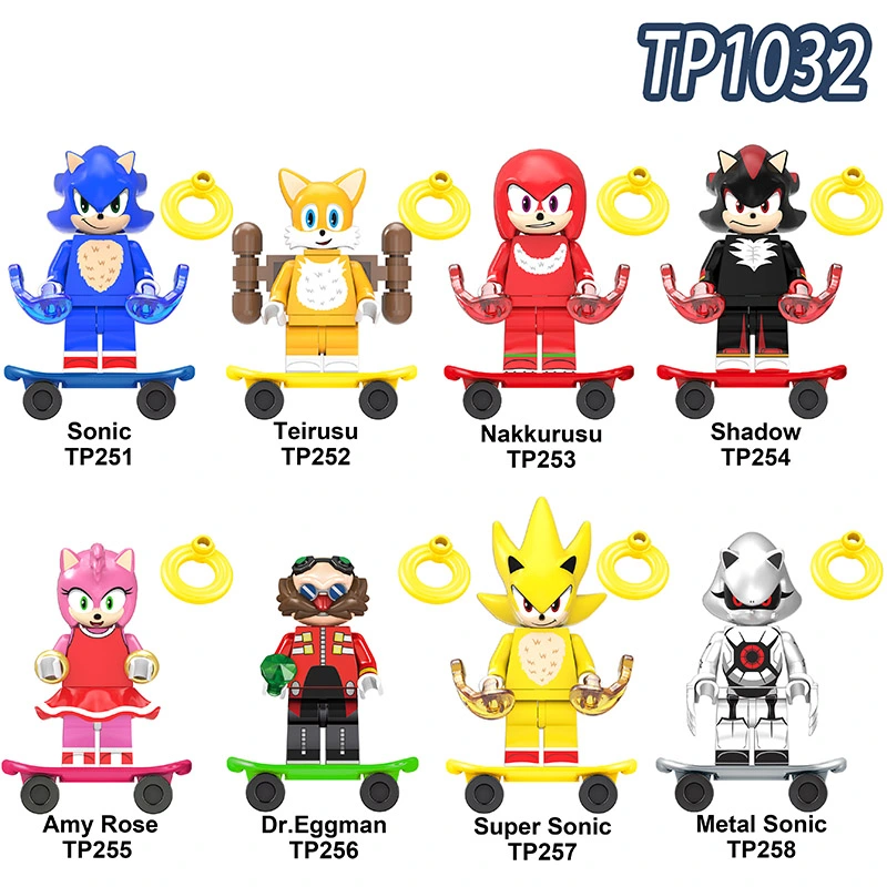 Cartoon Shadow The Hedgehog Kunckles Echidna Assemble Children Toys