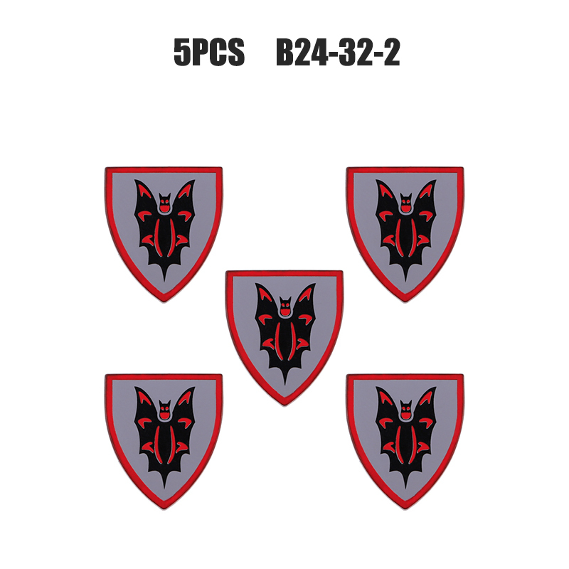 Medieval Figures Military Accessory MOC Building Block Knight Soldier Shield Armor Weapon Feather Army Mini Brick Toys Gift s