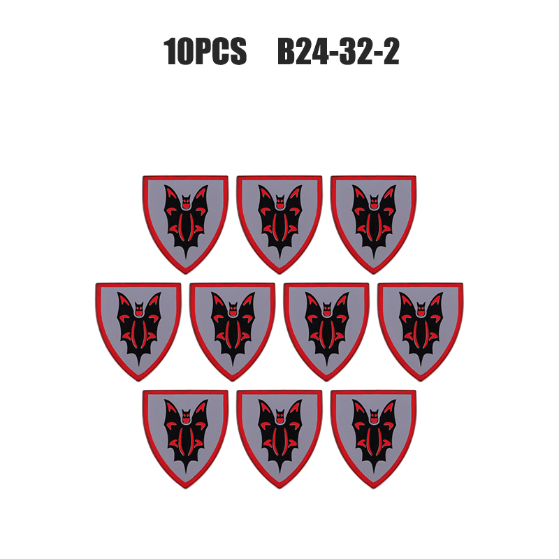 Medieval Figures Military Accessory MOC Building Block Knight Soldier Shield Armor Weapon Feather Army Mini Brick Toys Gift s