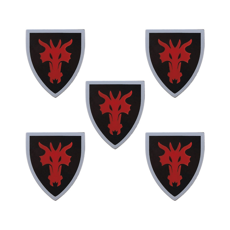Medieval Figures Military Accessory MOC Building Block Knight Soldier Shield Armor Weapon Feather Army Mini Brick Toys Gift s