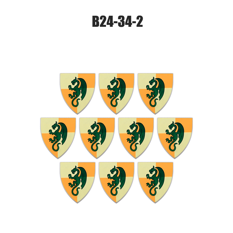 Medieval Figures Military Accessory MOC Building Block Knight Soldier Shield Armor Weapon Feather Army Mini Brick Toys Gift s