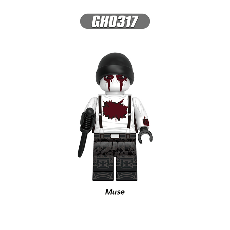 G0142 Marvel Daredevil Muse Action Figures Building Blocks DC Comics Punisher Kingpin Whitte Tiger Minifigs Blocks Children Toys Gifts