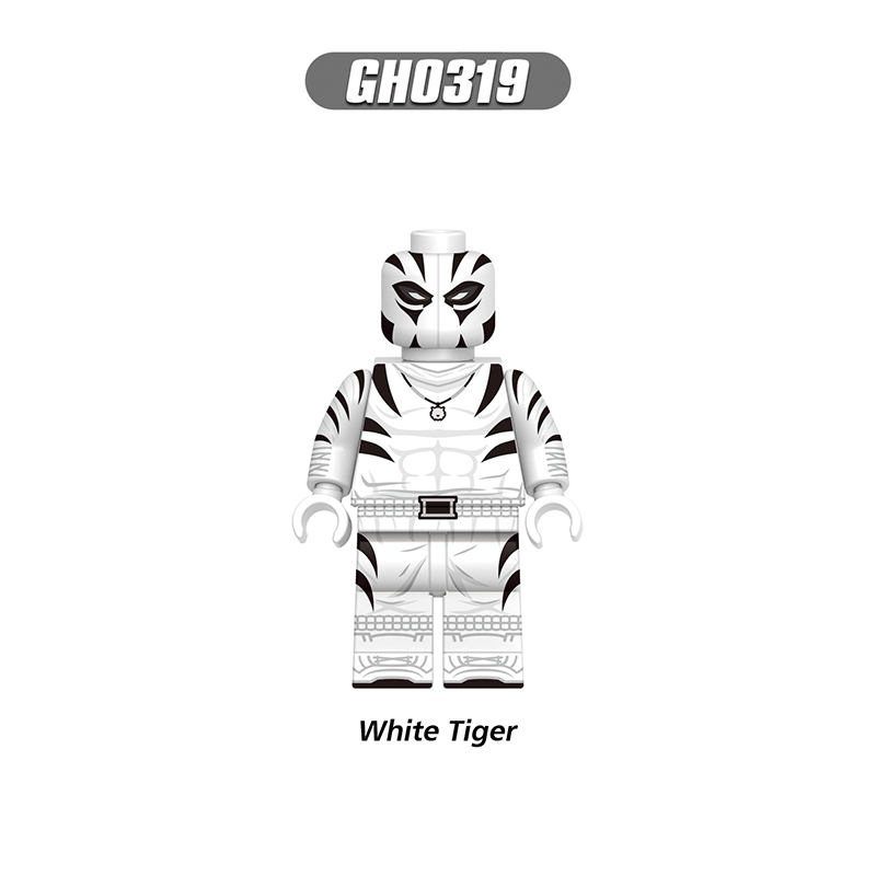 G0142 Marvel Daredevil Muse Action Figures Building Blocks DC Comics Punisher Kingpin Whitte Tiger Minifigs Blocks Children Toys Gifts