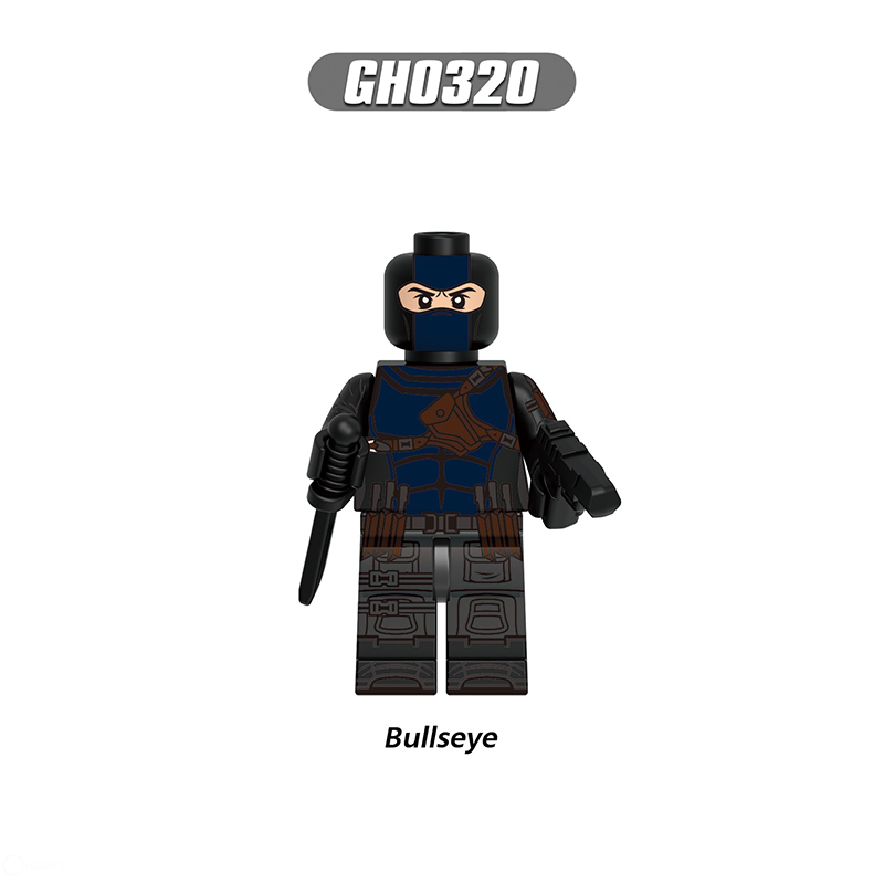 G0142 Marvel Daredevil Muse Action Figures Building Blocks DC Comics Punisher Kingpin Whitte Tiger Minifigs Blocks Children Toys Gifts