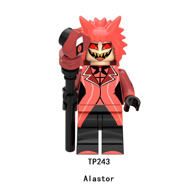 TP1031 Anime Hazbin Hotel Minifig Charlie Morningstar Movies Action Figures Niffy Velvette Building Blocks Kids Birthday Gifts Boys