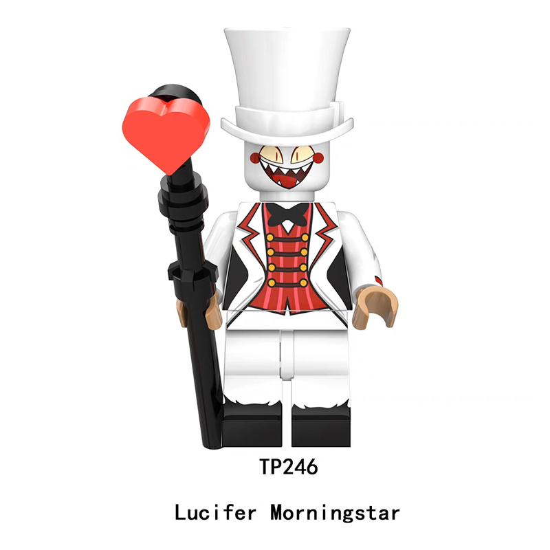 TP1031 Anime Hazbin Hotel Minifig Charlie Morningstar Movies Action Figures Niffy Velvette Building Blocks Kids Birthday Gifts Boys