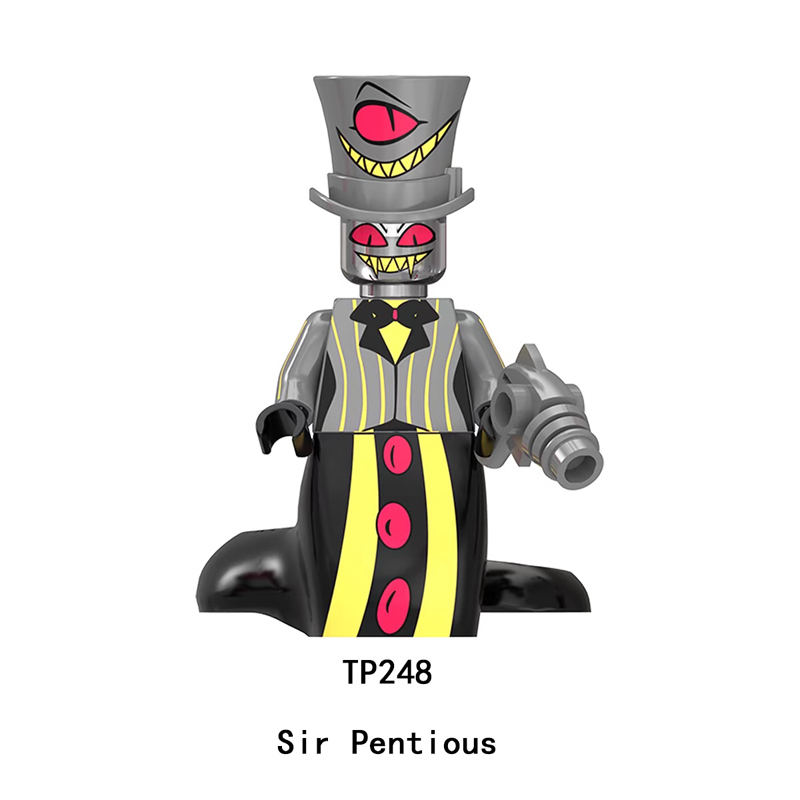 TP1031 Anime Hazbin Hotel Minifig Charlie Morningstar Movies Action Figures Niffy Velvette Building Blocks Kids Birthday Gifts Boys