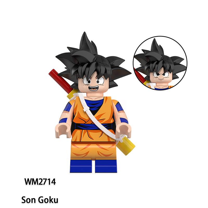 WM6183 Dragon Ball Songoku Piccolo Majin Buu Building Blocks Comic Vegeta Pagi Japanese Anime Action Gifts Toys Kids