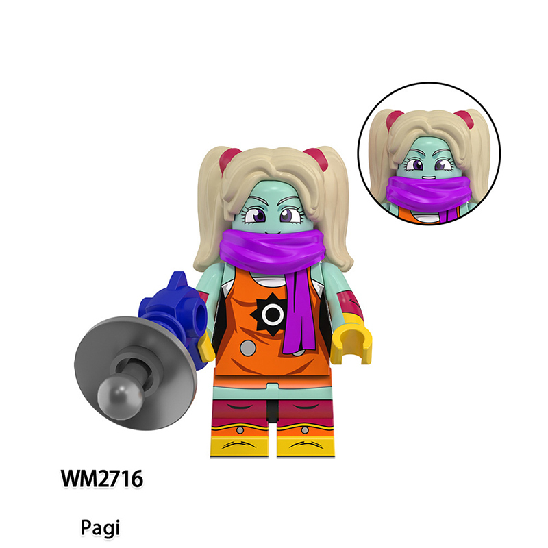 WM6183 Dragon Ball Songoku Piccolo Majin Buu Building Blocks Comic Vegeta Pagi Japanese Anime Action Gifts Toys Kids