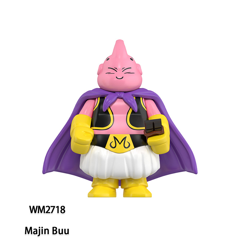 WM6183 Dragon Ball Songoku Piccolo Majin Buu Building Blocks Comic Vegeta Pagi Japanese Anime Action Gifts Toys Kids