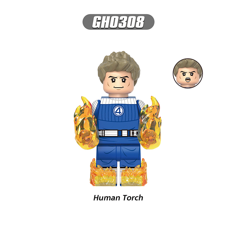 G0142 Marvel Daredevil Muse Action Figures Building Blocks DC Comics Punisher Kingpin Whitte Tiger Minifigs Blocks Children Toys Gifts