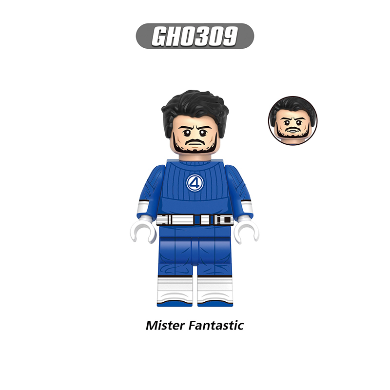G0142 Marvel Daredevil Muse Action Figures Building Blocks DC Comics Punisher Kingpin Whitte Tiger Minifigs Blocks Children Toys Gifts