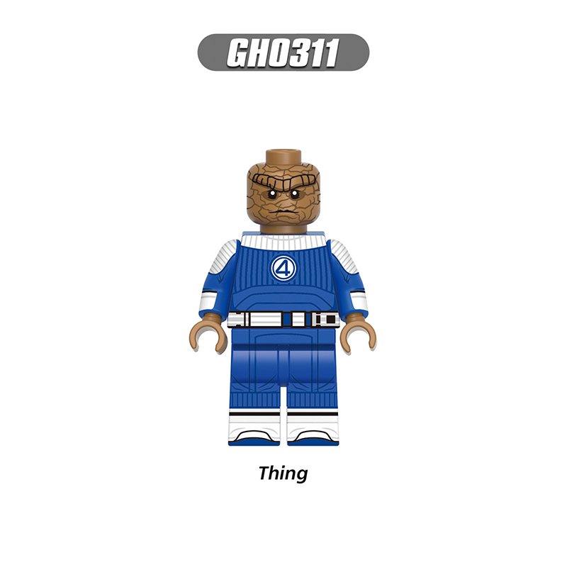 G0142 Marvel Daredevil Muse Action Figures Building Blocks DC Comics Punisher Kingpin Whitte Tiger Minifigs Blocks Children Toys Gifts