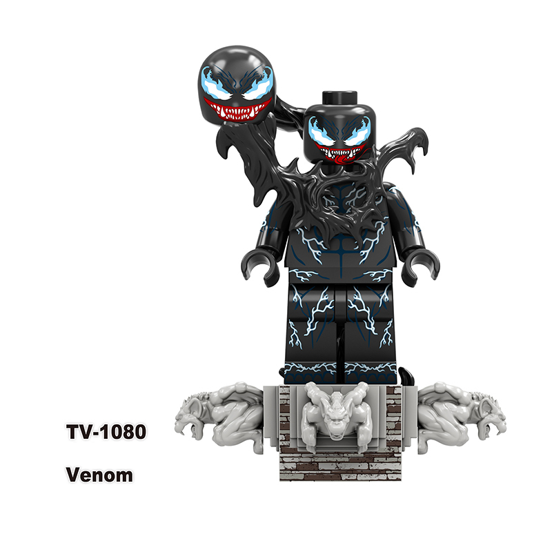 TV6210 Marvel DC Super Hero Venom Action Figures Eddie Brock Minifigs Building Blocks Model Collection Toys Children Gifts