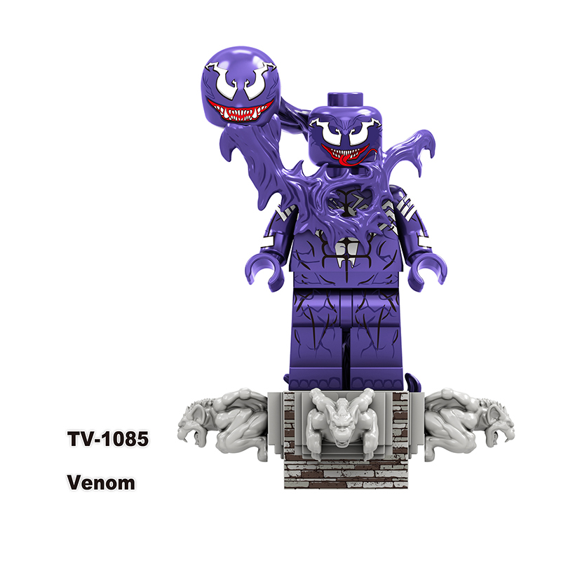 TV6210 Marvel DC Super Hero Venom Action Figures Eddie Brock Minifigs Building Blocks Model Collection Toys Children Gifts