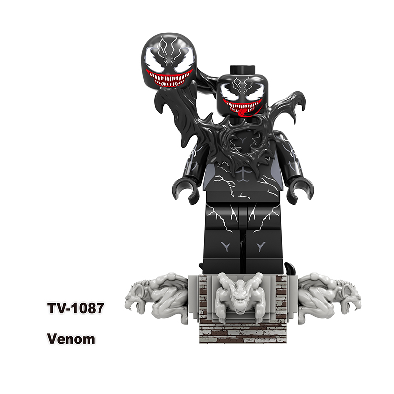 TV6211 Marvel DC Super Hero Venom Action Figures Eddie Brock Minifigs Building Blocks Model Collection Toys Children Gifts