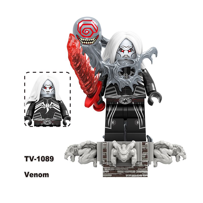DC Marvel Superhero Venom Eddie Brock Action Figures Minifigs
