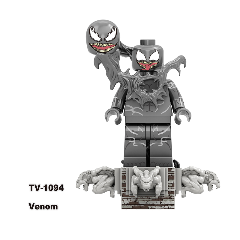 DC Marvel Superhero Venom Eddie Brock Action Figures Minifigs