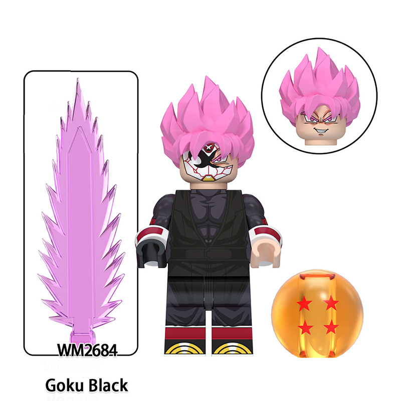 WM6179 Dragon Ball Songoku Broly Cumber Goku Black Building Blocks Comic Torankusu Vegeta Turles Japanese Anime Action Gifts Toys Kids