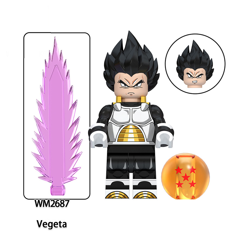 WM6179 Dragon Ball Songoku Broly Cumber Goku Black Building Blocks Comic Torankusu Vegeta Turles Japanese Anime Action Gifts Toys Kids