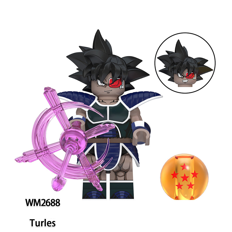 WM6179 Dragon Ball Songoku Broly Cumber Goku Black Building Blocks Comic Torankusu Vegeta Turles Japanese Anime Action Gifts Toys Kids