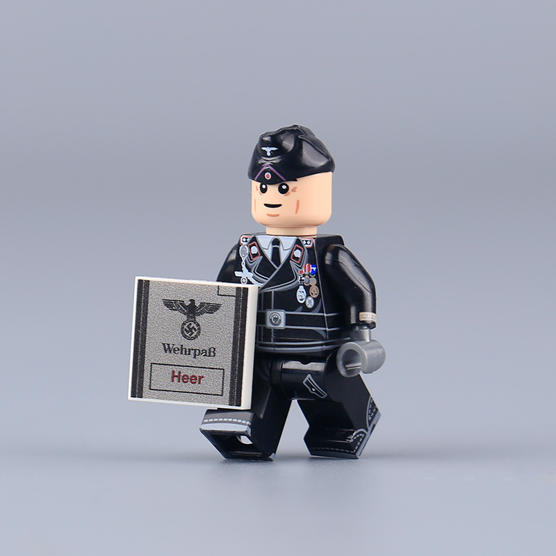 WW2 Germany Military Soldier Minifigs SS-Hauptsturmführer