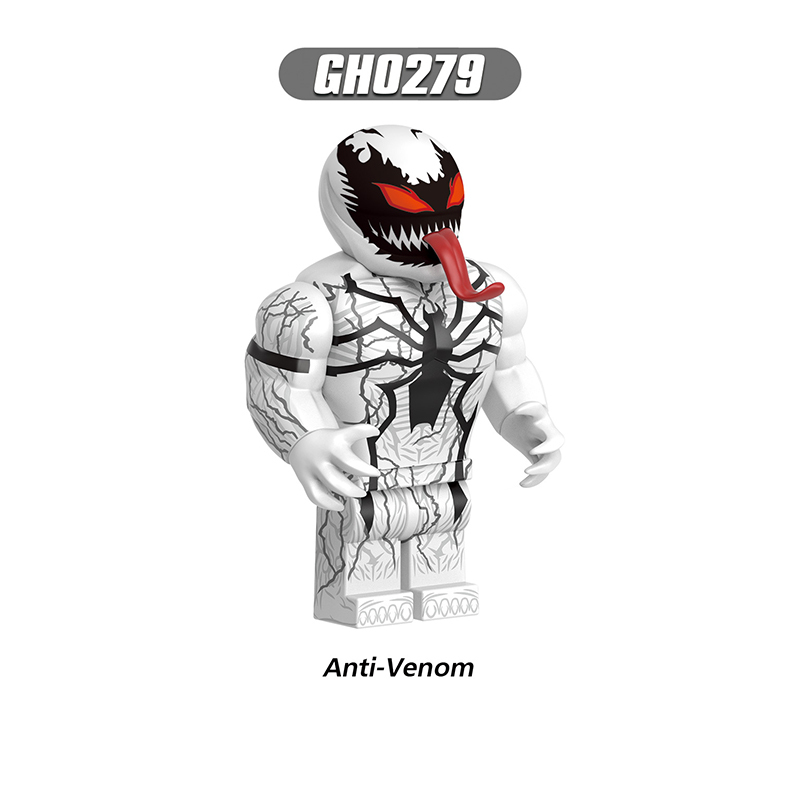 G0136 Marvel Super Heros Series Minifigs Anti Venom Building Blocks Amazing Caenage Riot Action Figures Children Gifts Toys