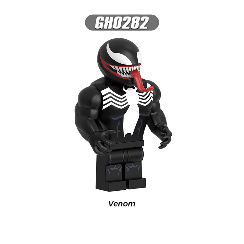G0136 Marvel Super Heros Series Minifigs Anti Venom Building Blocks Amazing Caenage Riot Action Figures Children Gifts Toys