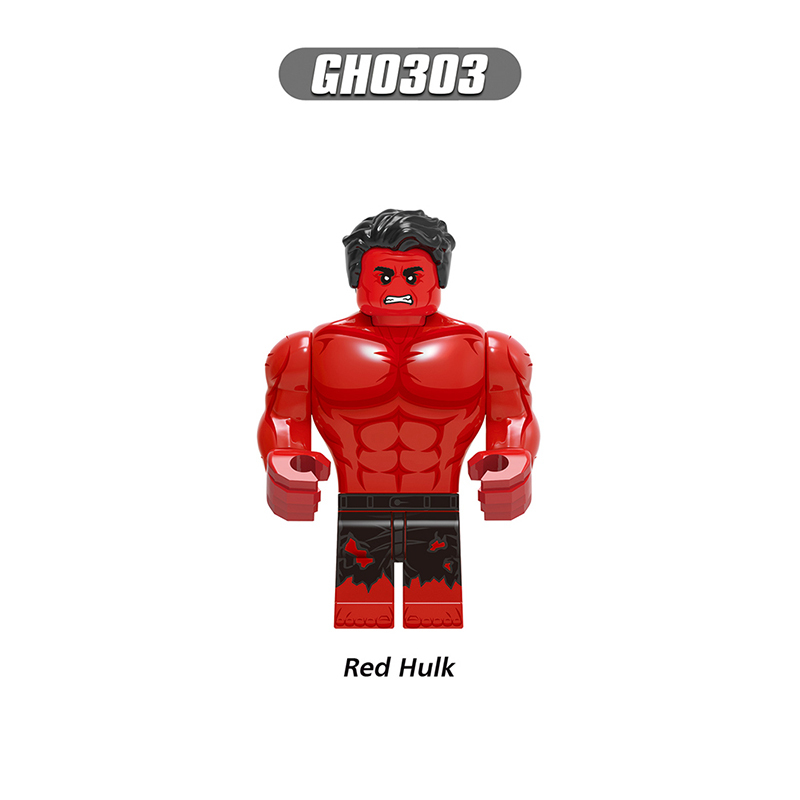G0140 America Disney Marvel superhero series Big Hulk Minifigurs Building Blocks Avengers Thanos Action Iron Models Toys Gift