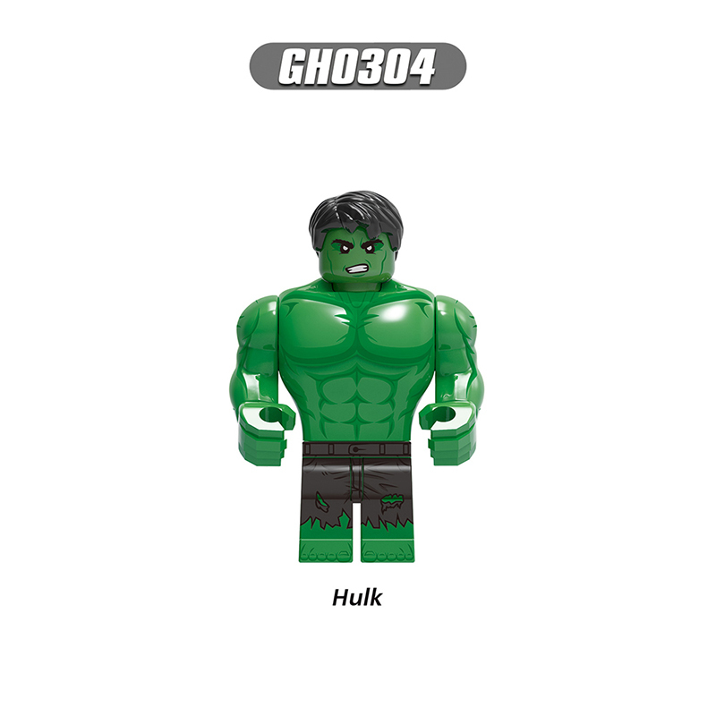 G0140 America Disney Marvel superhero series Big Hulk Minifigurs Building Blocks Avengers Thanos Action Iron Models Toys Gift