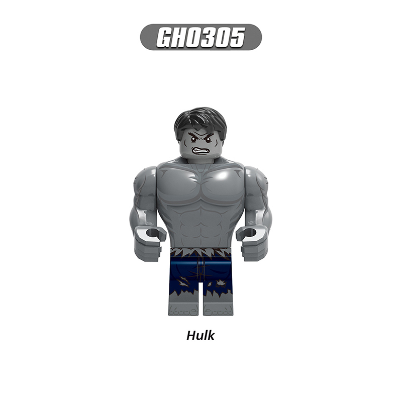 G0140 America Disney Marvel superhero series Big Hulk Minifigurs Building Blocks Avengers Thanos Action Iron Models Toys Gift