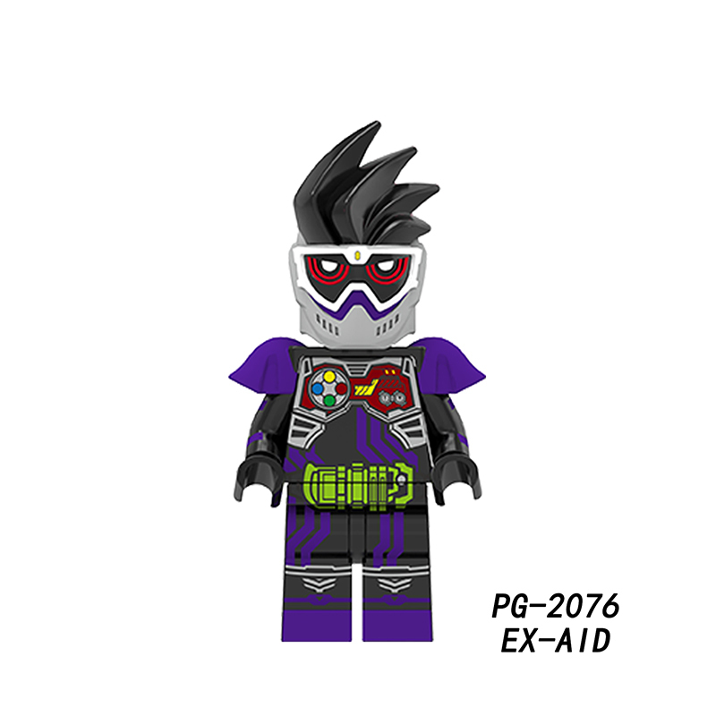 PG8307 Cartoon Anime Mobile Kamen Rider Holy Live Birth Action Figures EX-AID Minifig Building Block Children Gifts Boys Toys