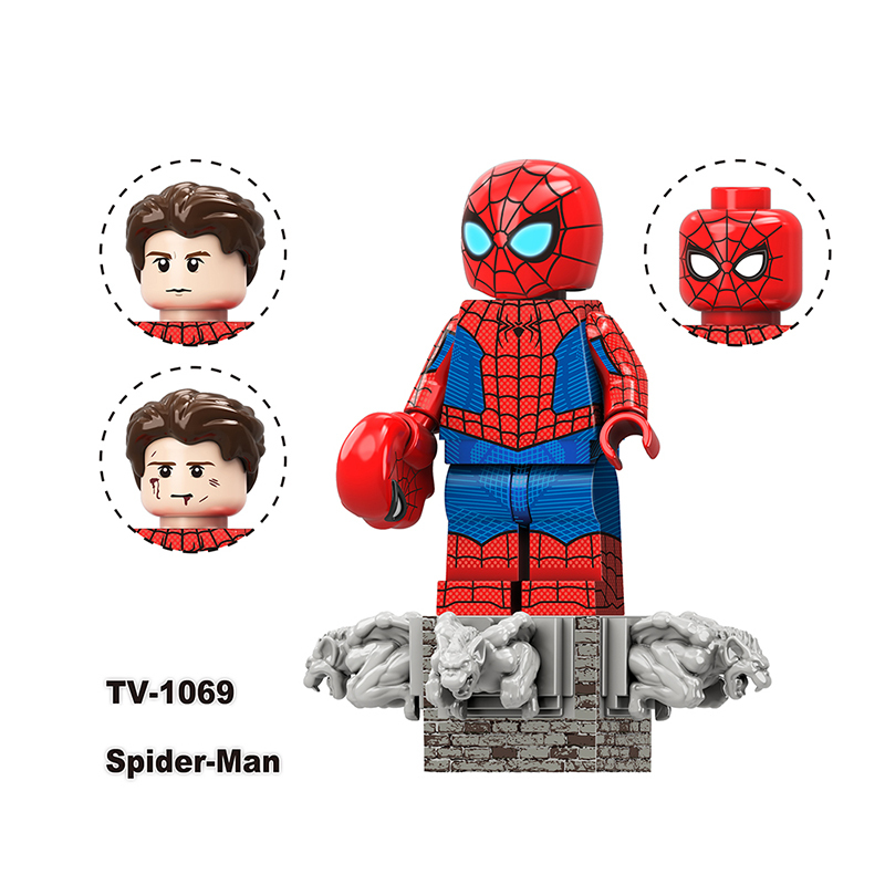 TV6209 Marvel DC Super Hero Spiderman Hela Wong Action Figures Doctor Strange Minifigs Building Blocks Collection Toys Children Gifts