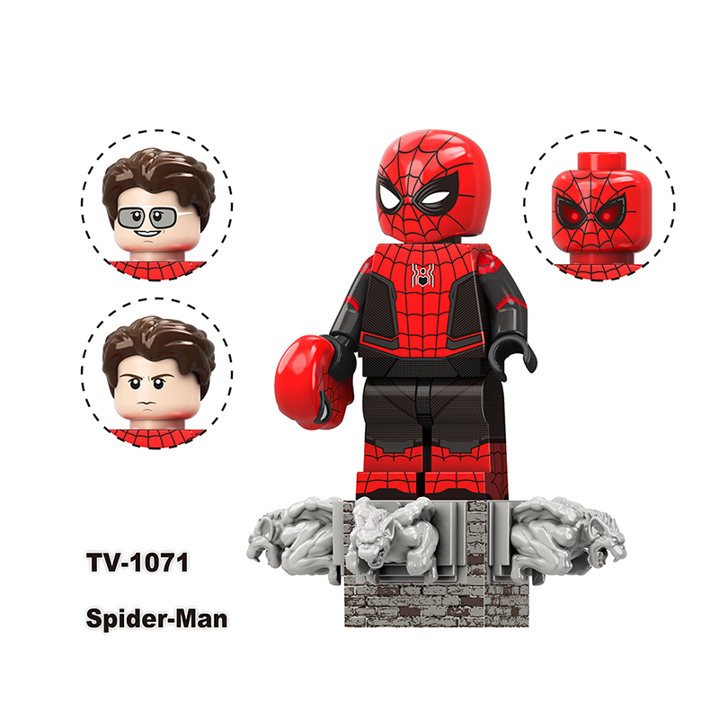 TV6209 Marvel DC Super Hero Spiderman Hela Wong Action Figures Doctor Strange Minifigs Building Blocks Collection Toys Children Gifts