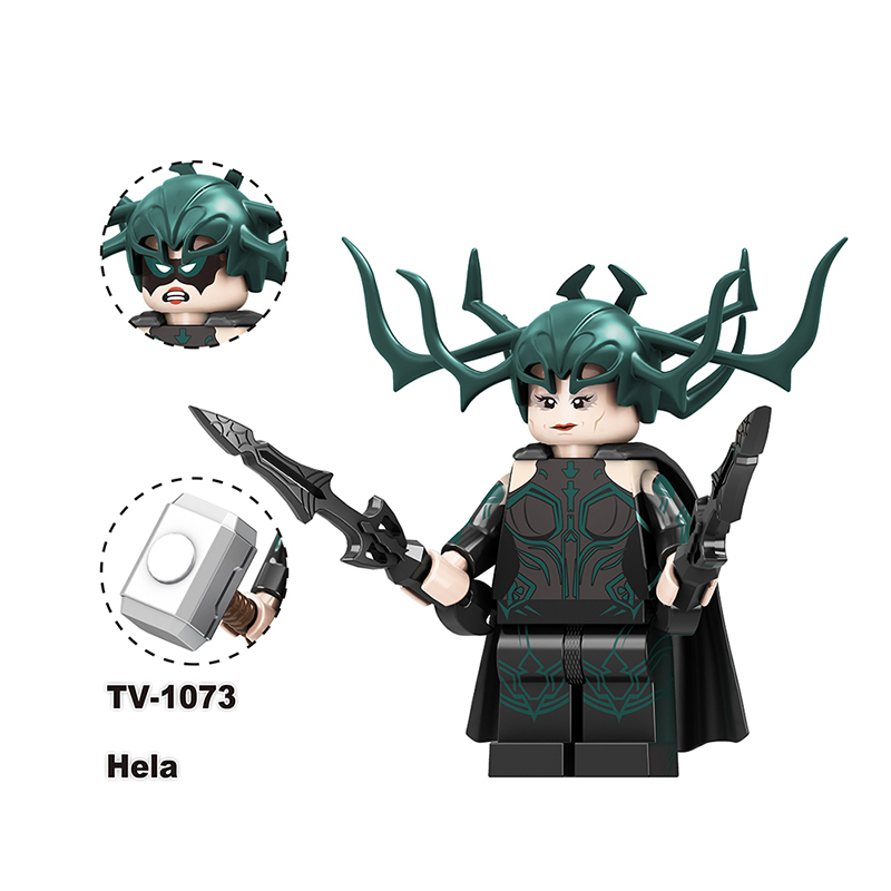 TV6209 Marvel DC Super Hero Spiderman Hela Wong Action Figures Doctor Strange Minifigs Building Blocks Collection Toys Children Gifts