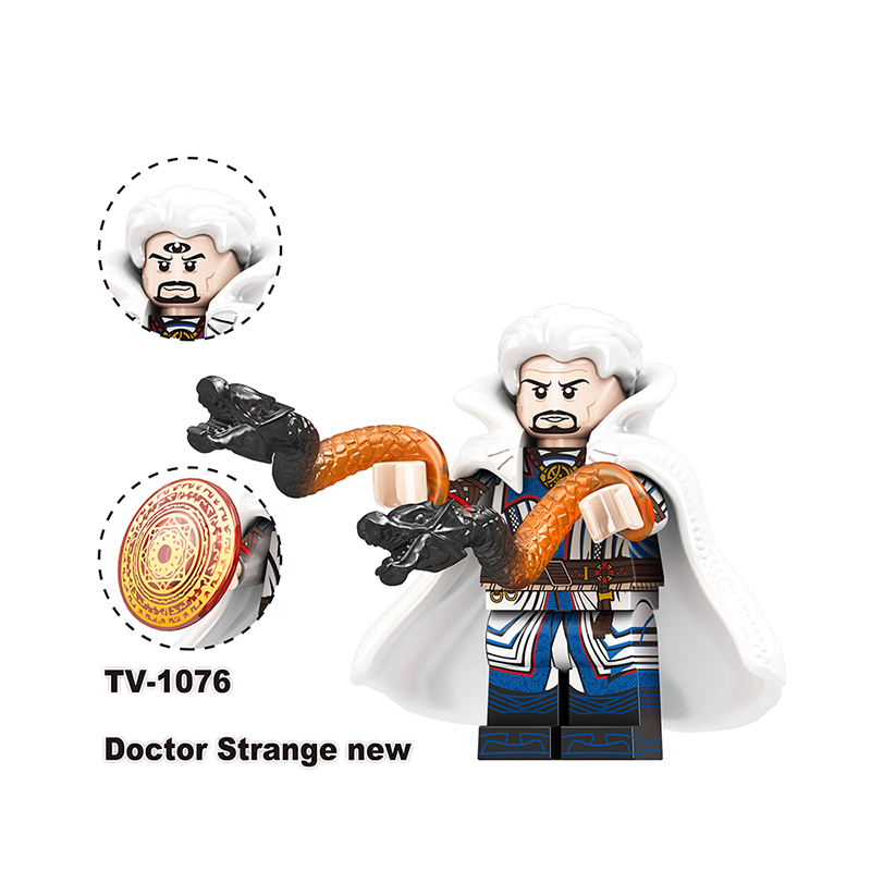 DC Marvel Superhero Shang-Chi Wanda Maximoff Minifigs Compatible